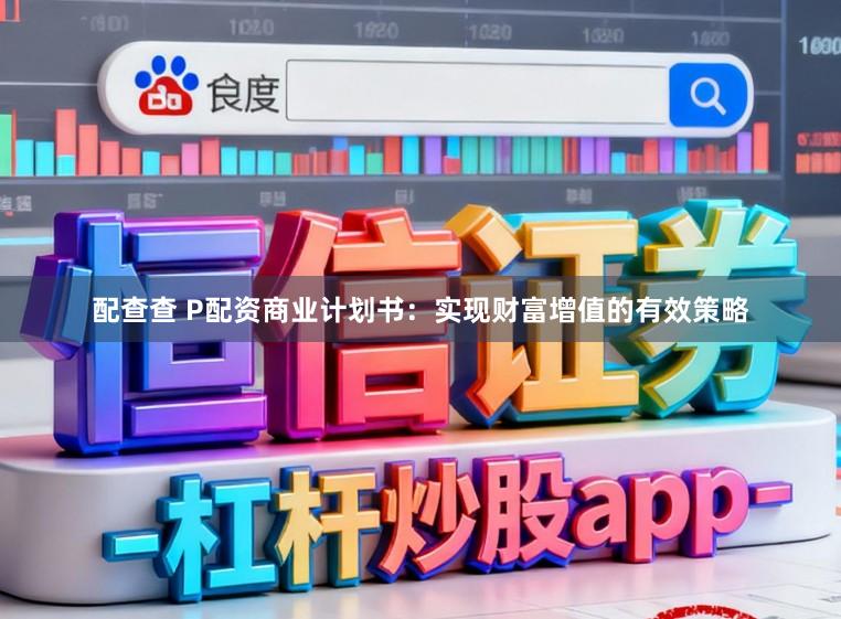配查查 P配资商业计划书：实现财富增值的有效策略