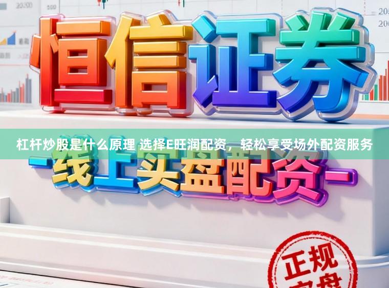 杠杆炒股是什么原理 选择E旺润配资，轻松享受场外配资服务